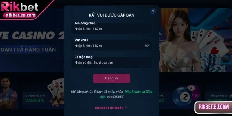 Hướng dẫn đăng ký mới tại nhà cái đơn giản và nhanh gọn